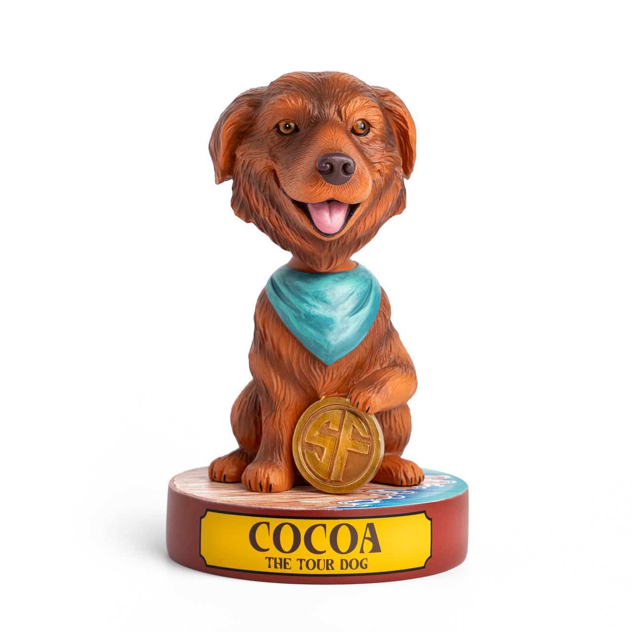 Limited Edition Cocoa The Tour Dog Bobblehead