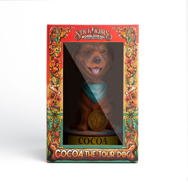Limited Edition Cocoa The Tour Dog Bobblehead