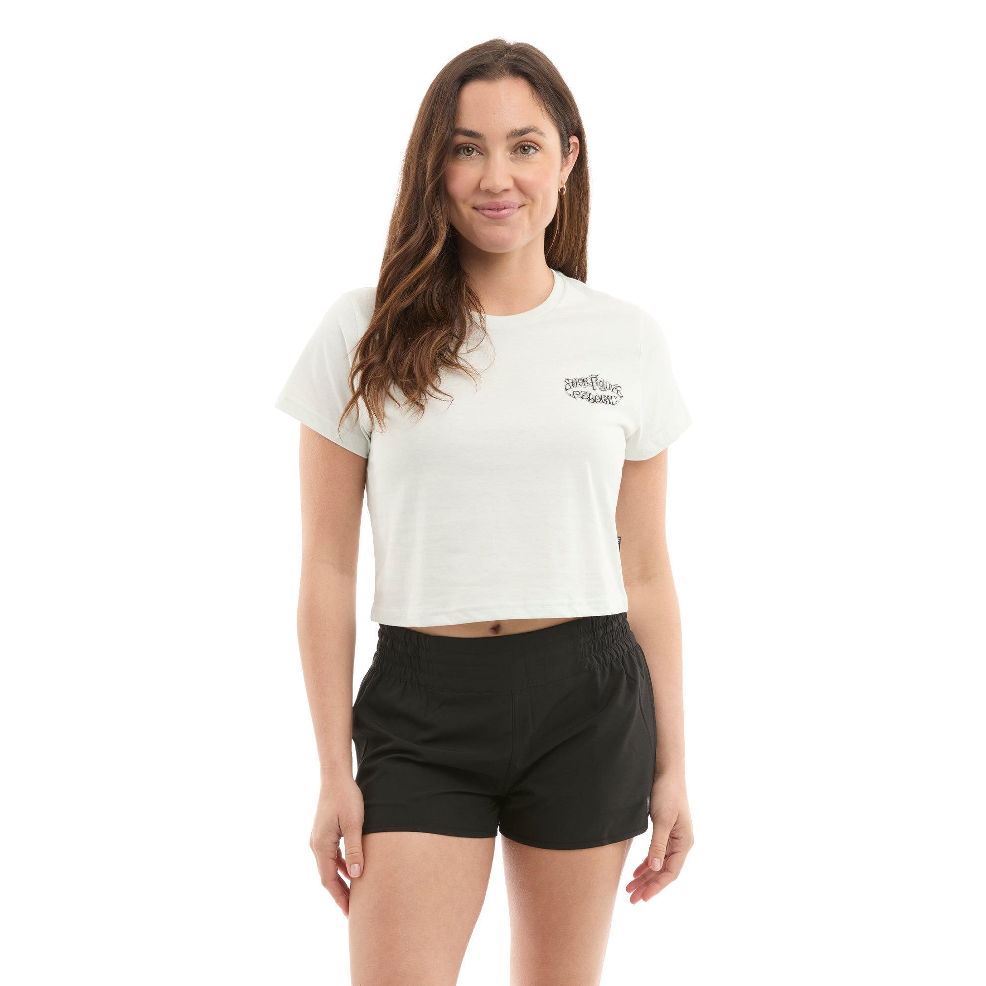 Stick Figure X Pelagic - Women's Lefty Cropped Tee