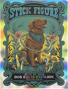 Dos Equis Pavilion - Dallas TX - 6.27.2025 - Foil Poster