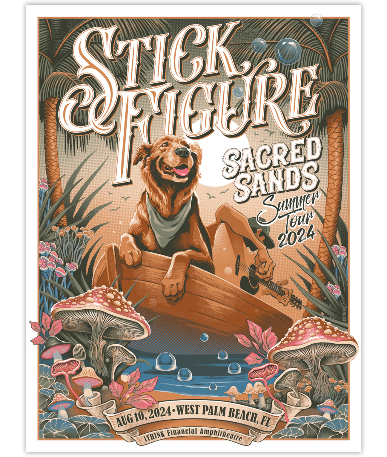 West Palm Beach, FL 8.10.24 (2 Options Available) - Poster