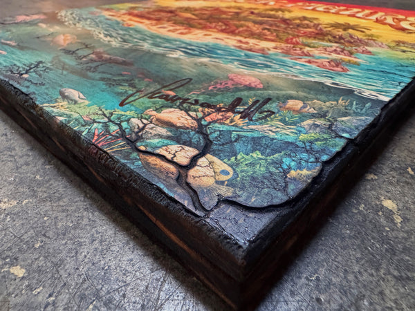 Limited Edition "Island Holiday" Electric Woodburn - Signed & Numbered (Shipping Included)