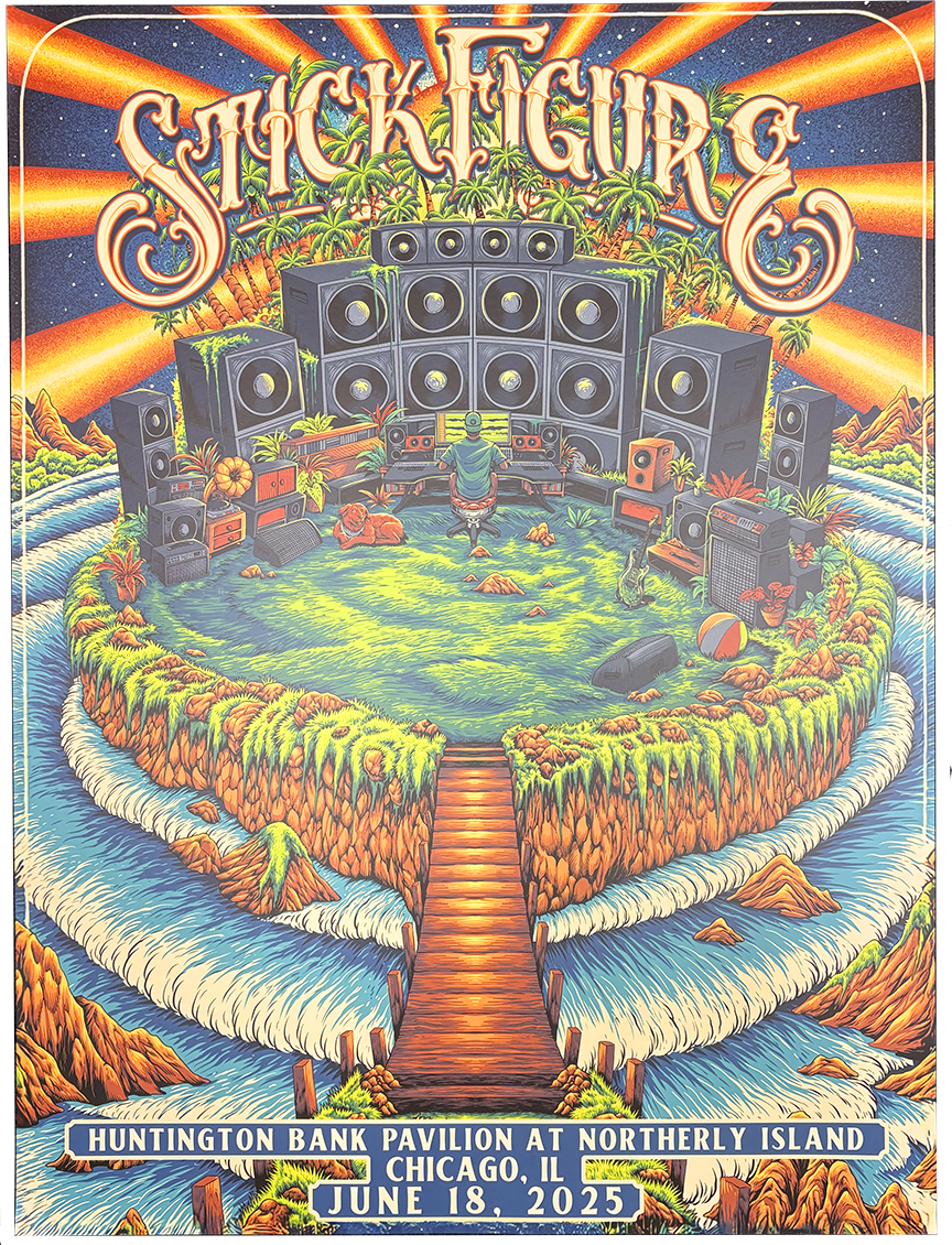 Huntington Bank Pavilion - Chicago IL 6.18.2025 - Poster
