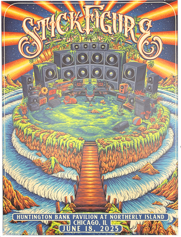 Huntington Bank Pavilion - Chicago IL 6.18.2025 - Poster