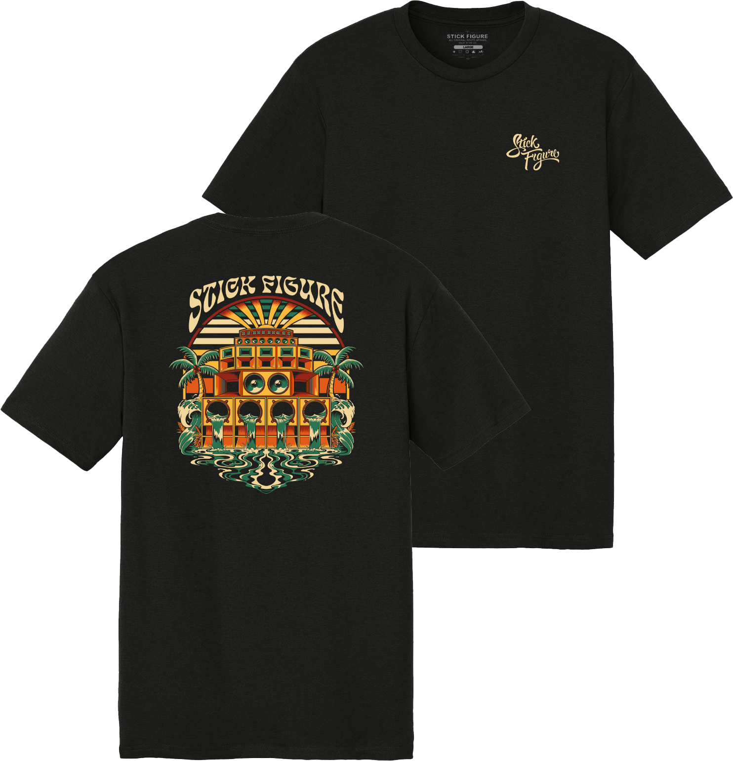 Sound System Tee (Black)