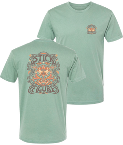 Lotus Groove Tee (Sage)