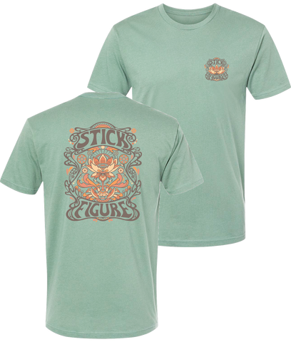 Lotus Groove Tee (Sage)