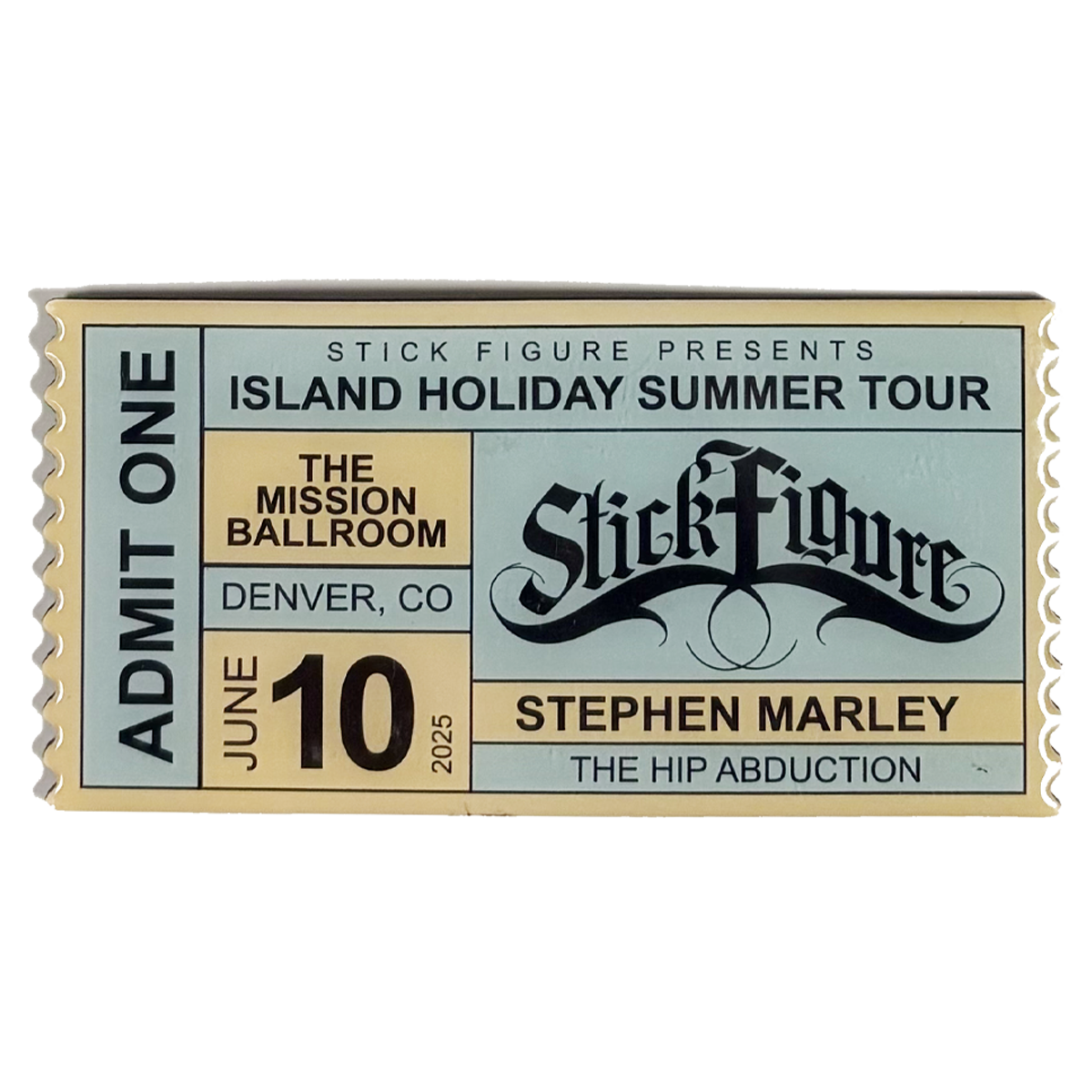 Ticket Stub Magnet