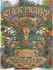 Long Beach CA 6.7.2025 Foil Poster