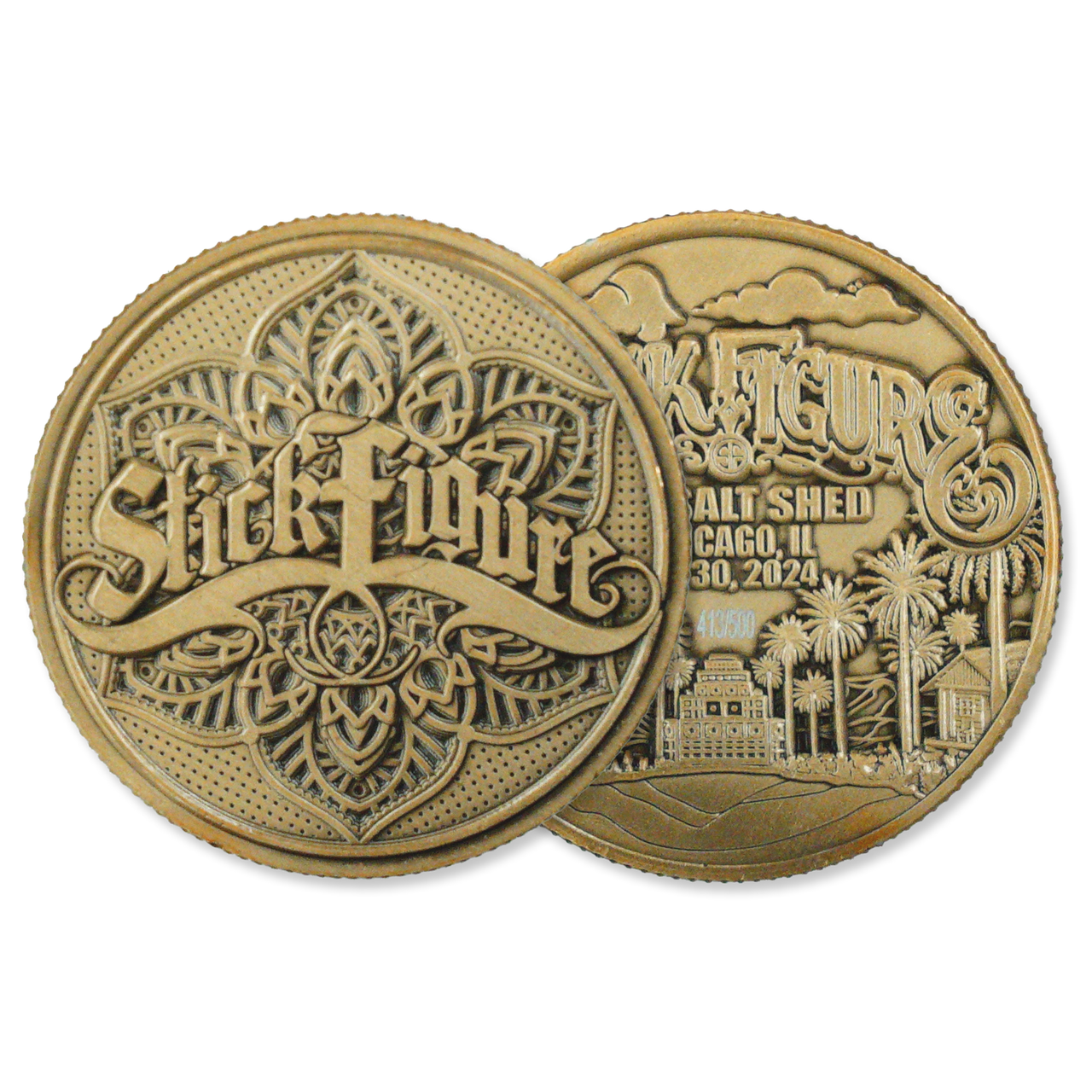 Stick Figure Collectible Challenge Coins