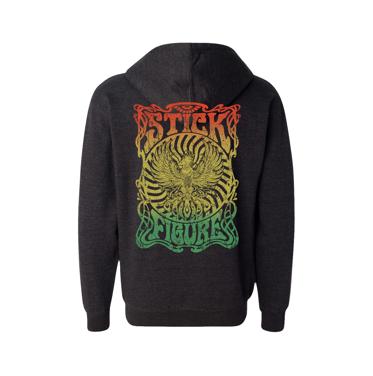 Rasta Phoenix Zip Hoodie