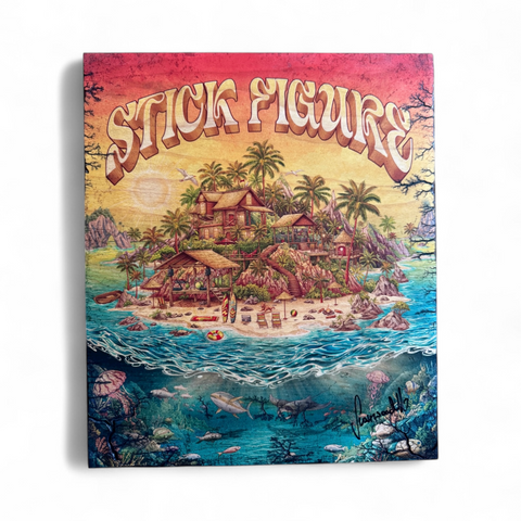 Limited Edition "Island Holiday" Electric Woodburn - Signed & Numbered (Shipping Included)