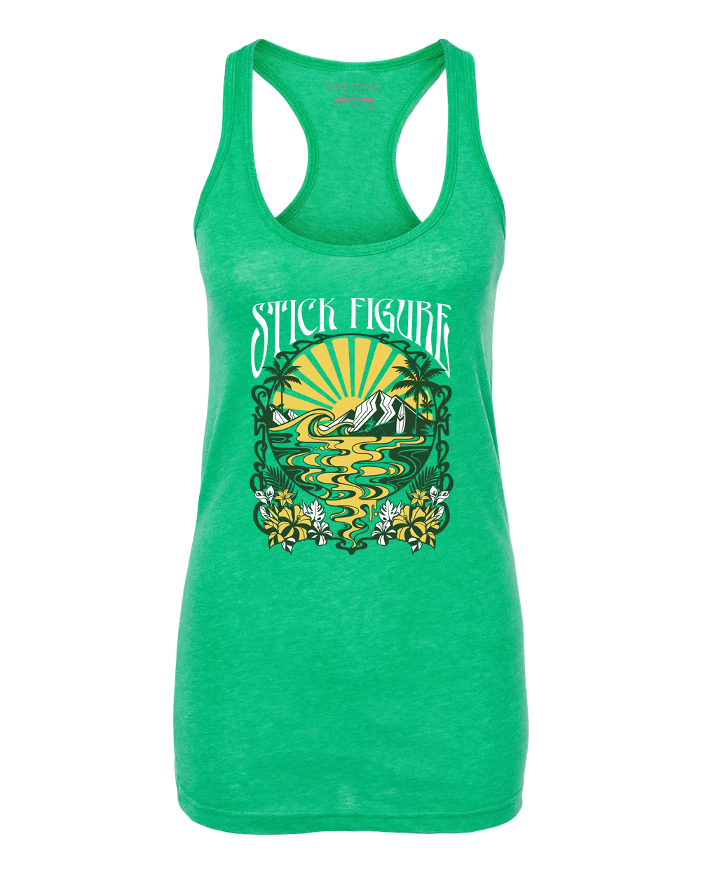 Women’s Run Run River Tank (Kelly Green)