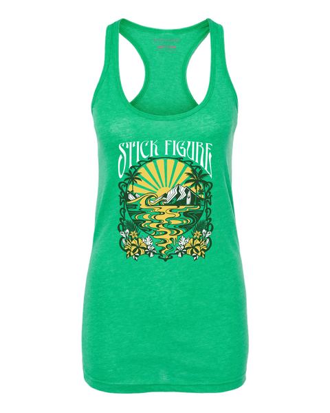 Women’s Run Run River Tank (Kelly Green)