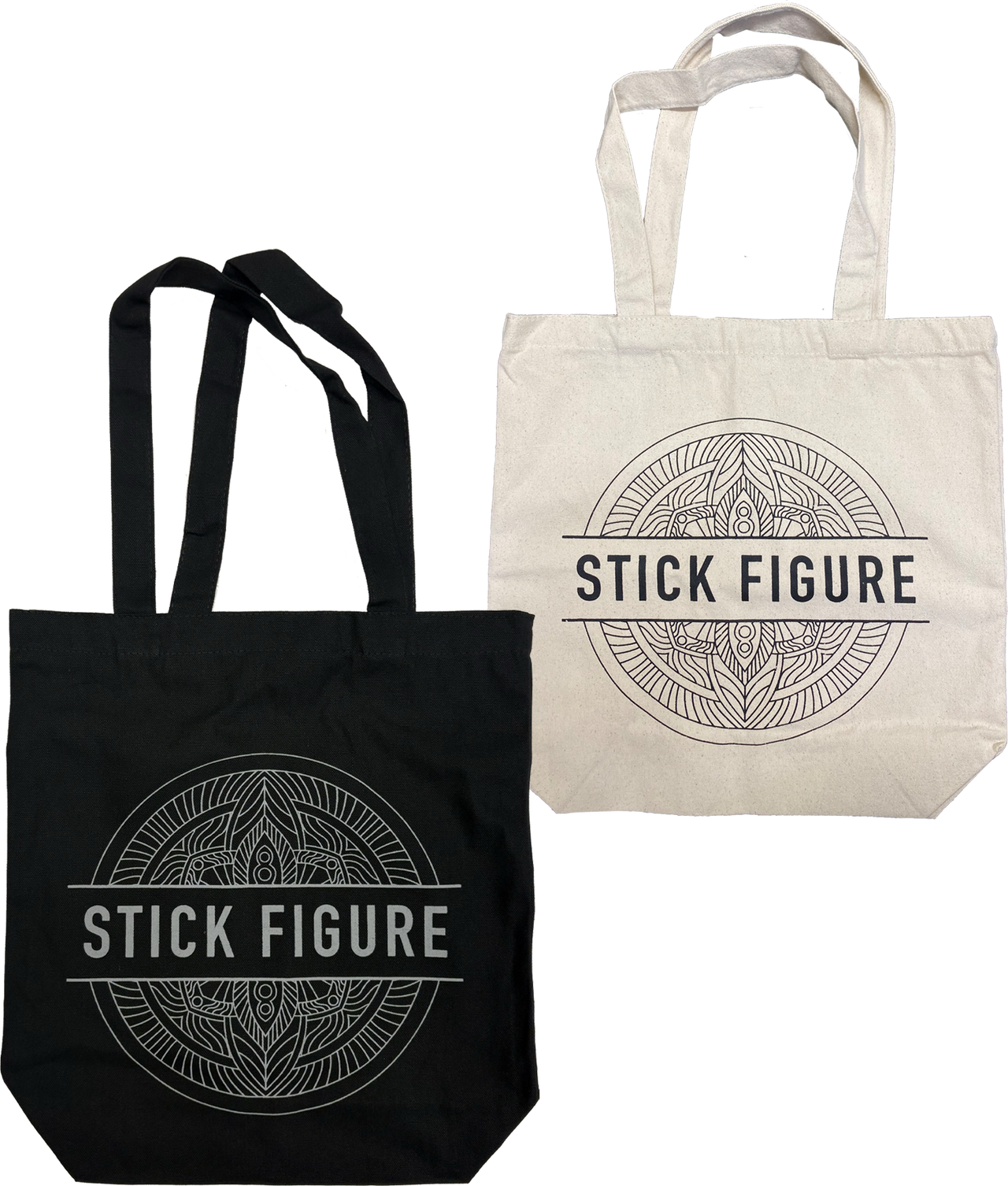 Stick Figure Canvas Bag