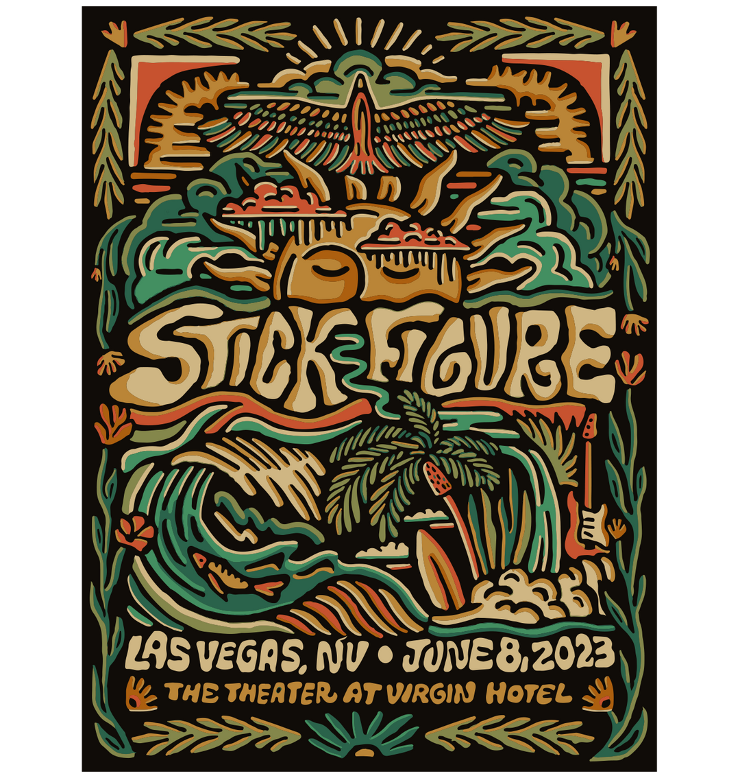 Las Vegas 2023 Poster StickFigureStore