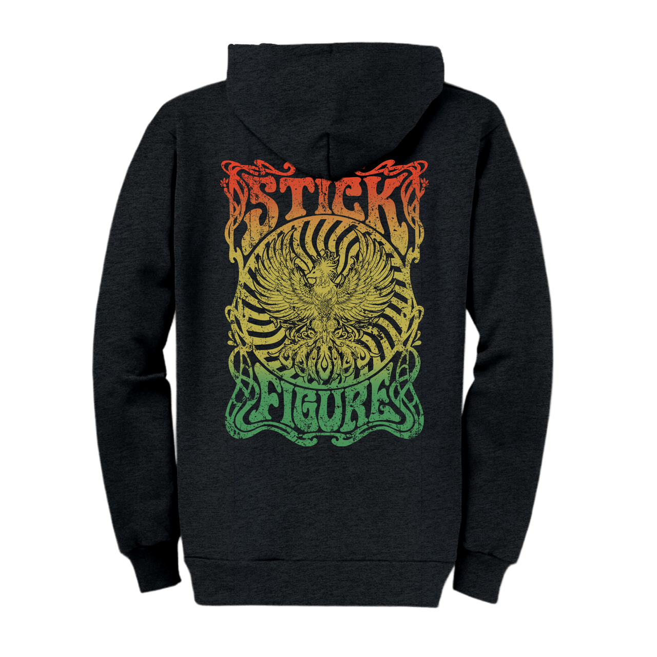 Rasta Phoenix Zip Hoodie