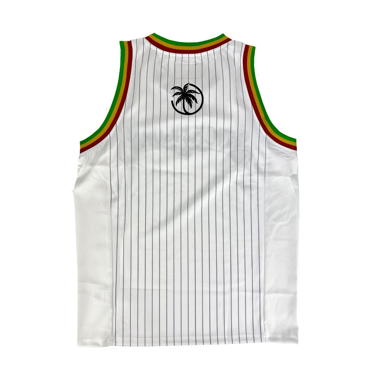 Stick Figure White Pinstripe Embroidered Jersey