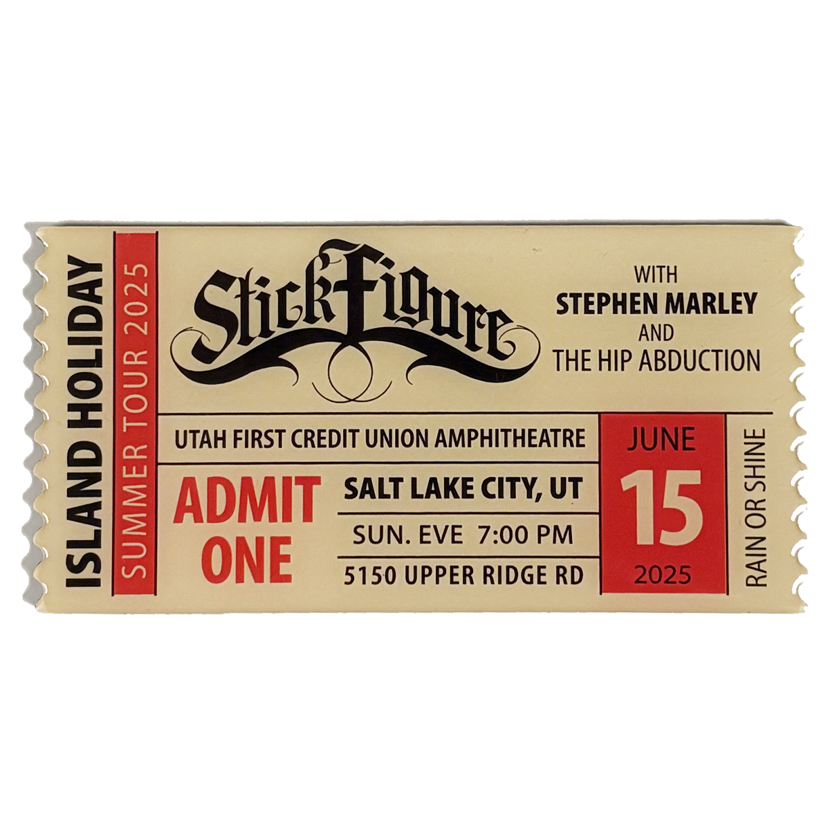 Ticket Stub Magnet