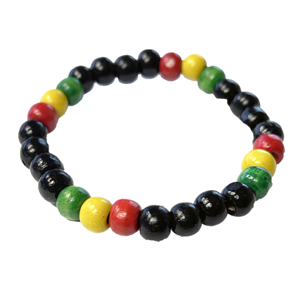 Rasta Beaded Bracelet