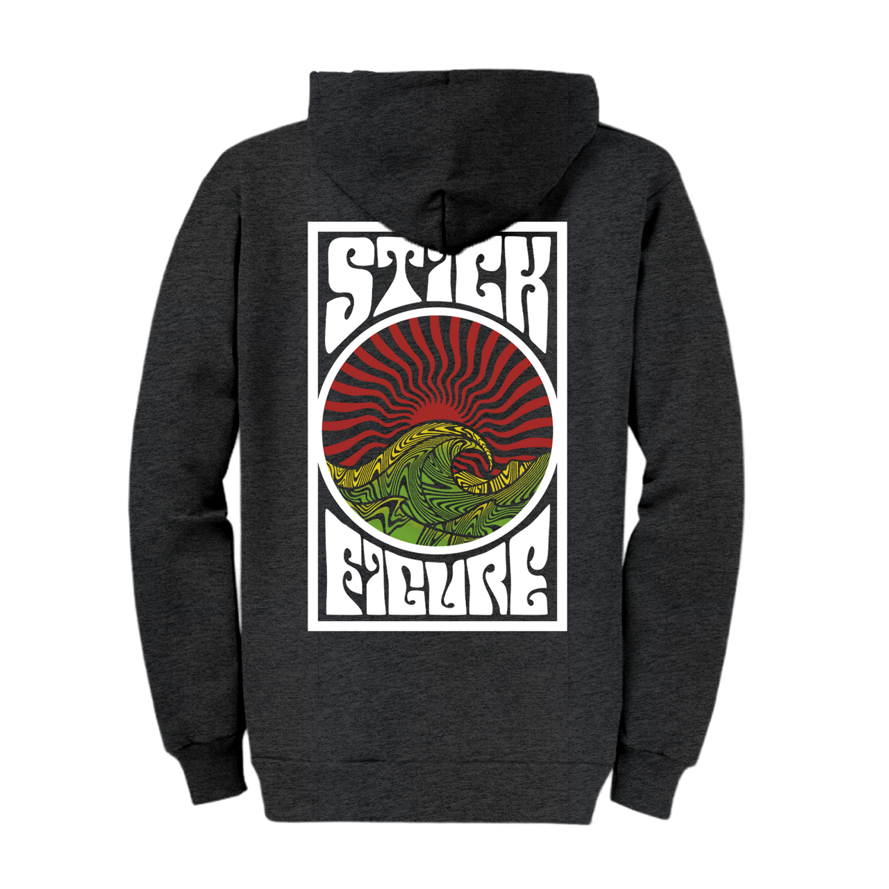 Sunrise Rasta Wave Zip Hoodie
