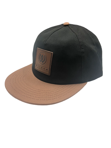 Wisdom Leather Patch Unstructured Hat (2 Options Available)