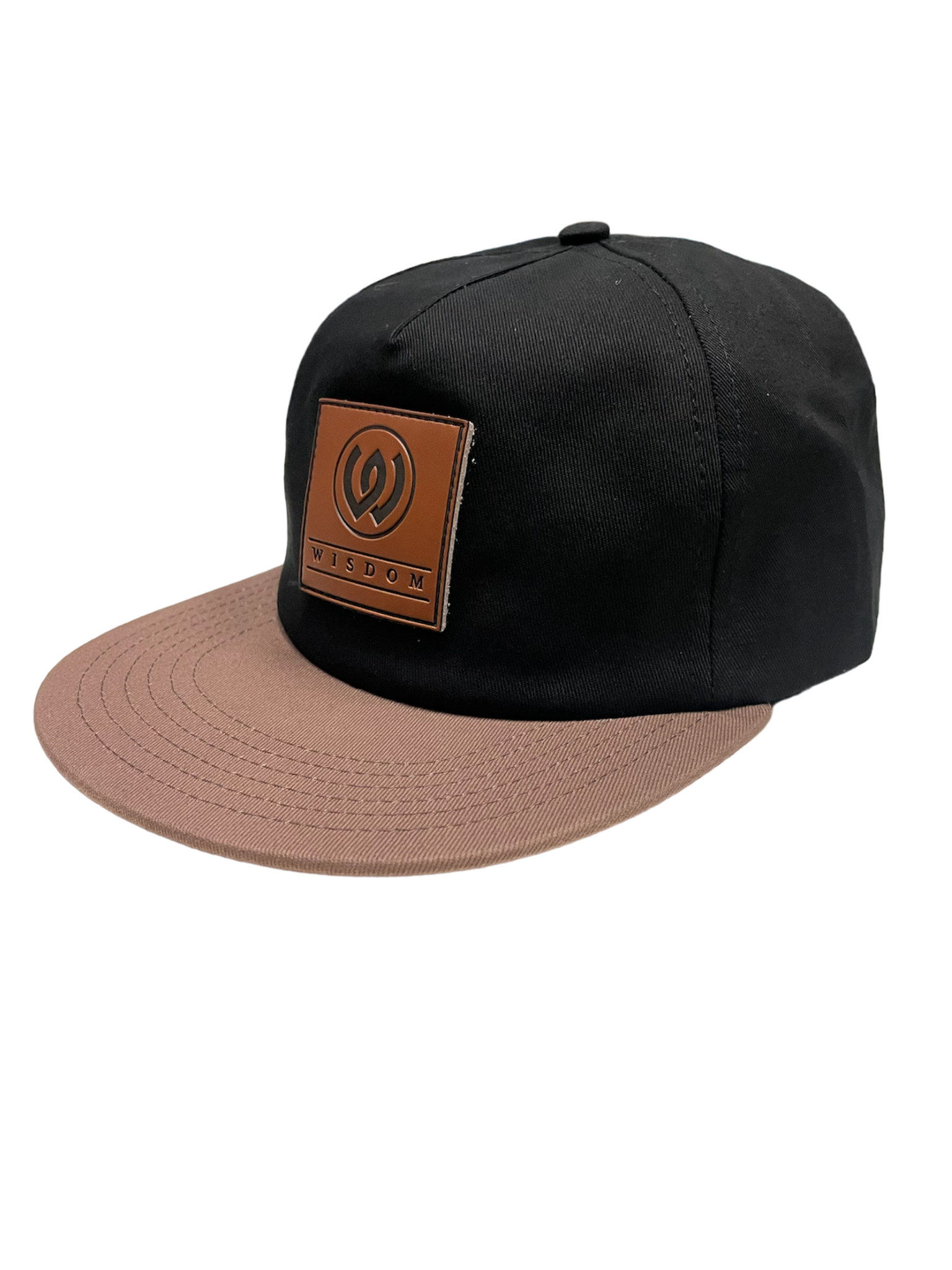 Wisdom Leather Patch Unstructured Hat