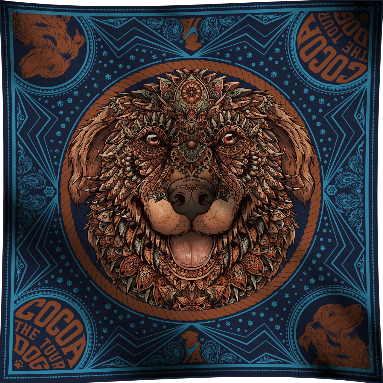 Cocoa Bandana (2 Color Options Available)