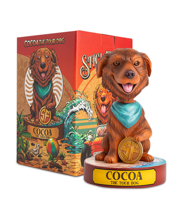 Limited Edition Cocoa The Tour Dog Bobblehead