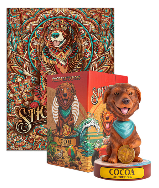 Limited Edition Cocoa The Tour Dog Bobblehead