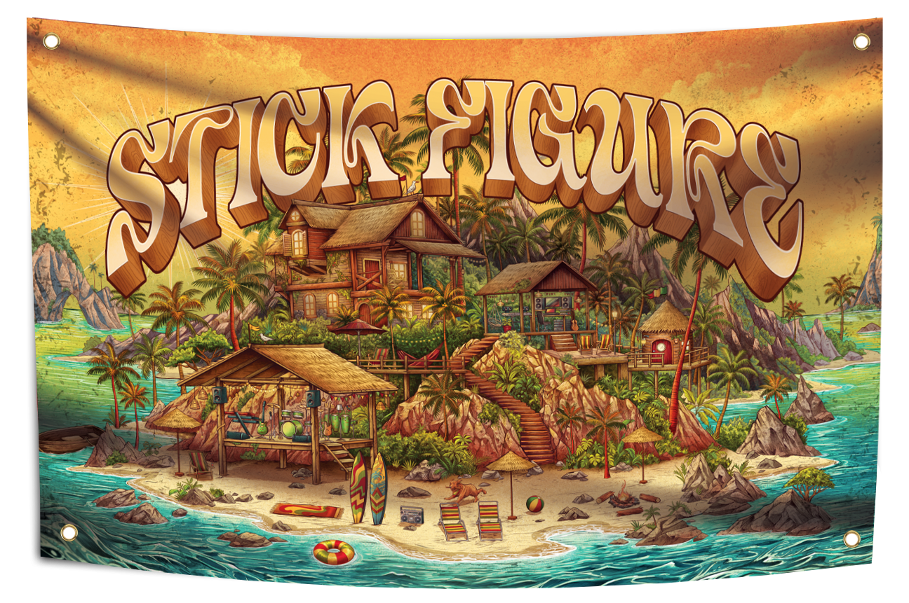 Island Holiday 2025 Summer Tour Flag