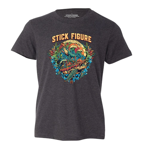 Youth / Turtle Tee (Grey) [YOUTH XL ONLY]