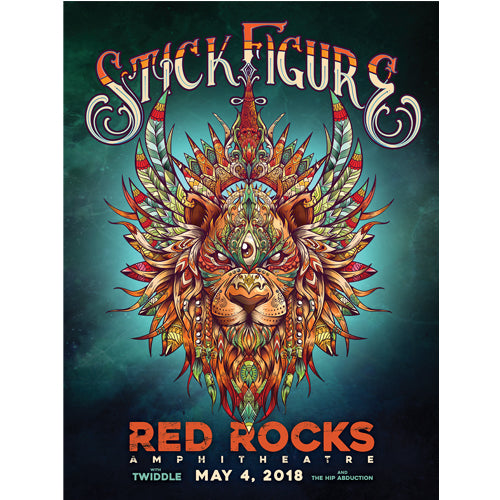 Red Rocks 2018 - Poster – StickFigureStore