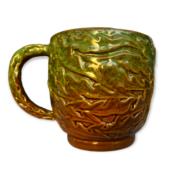 Leaf Man Mug (handmade)