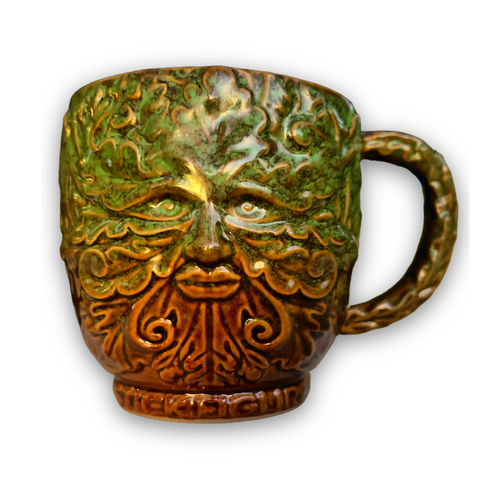 Leaf Man Mug (handmade)