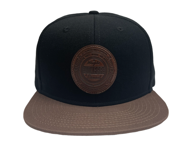 Weight Of Sound Leather Patch Snapback (2 Options Available)