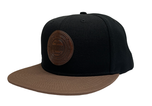 Weight Of Sound Leather Patch Snapback (2 Options Available)