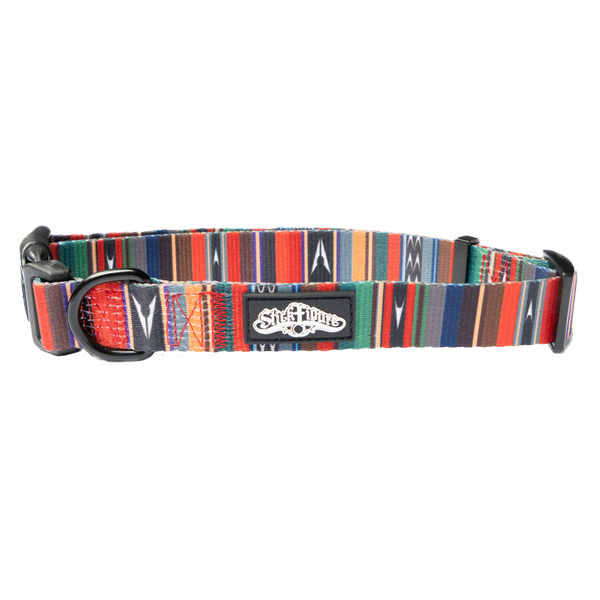 SF Premium Dog Collar (GreyRedYellowBlue&Green)