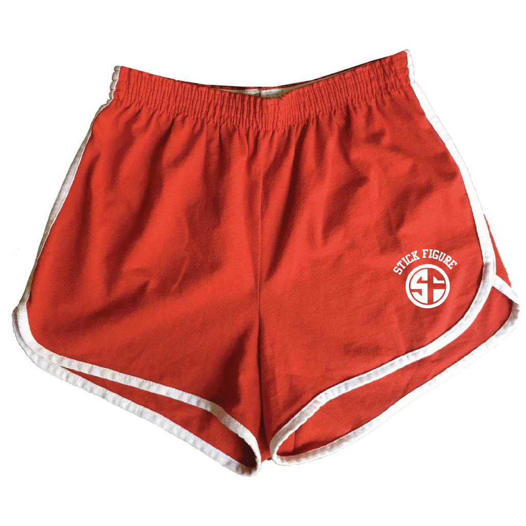 Black and 2024 red shorts womens