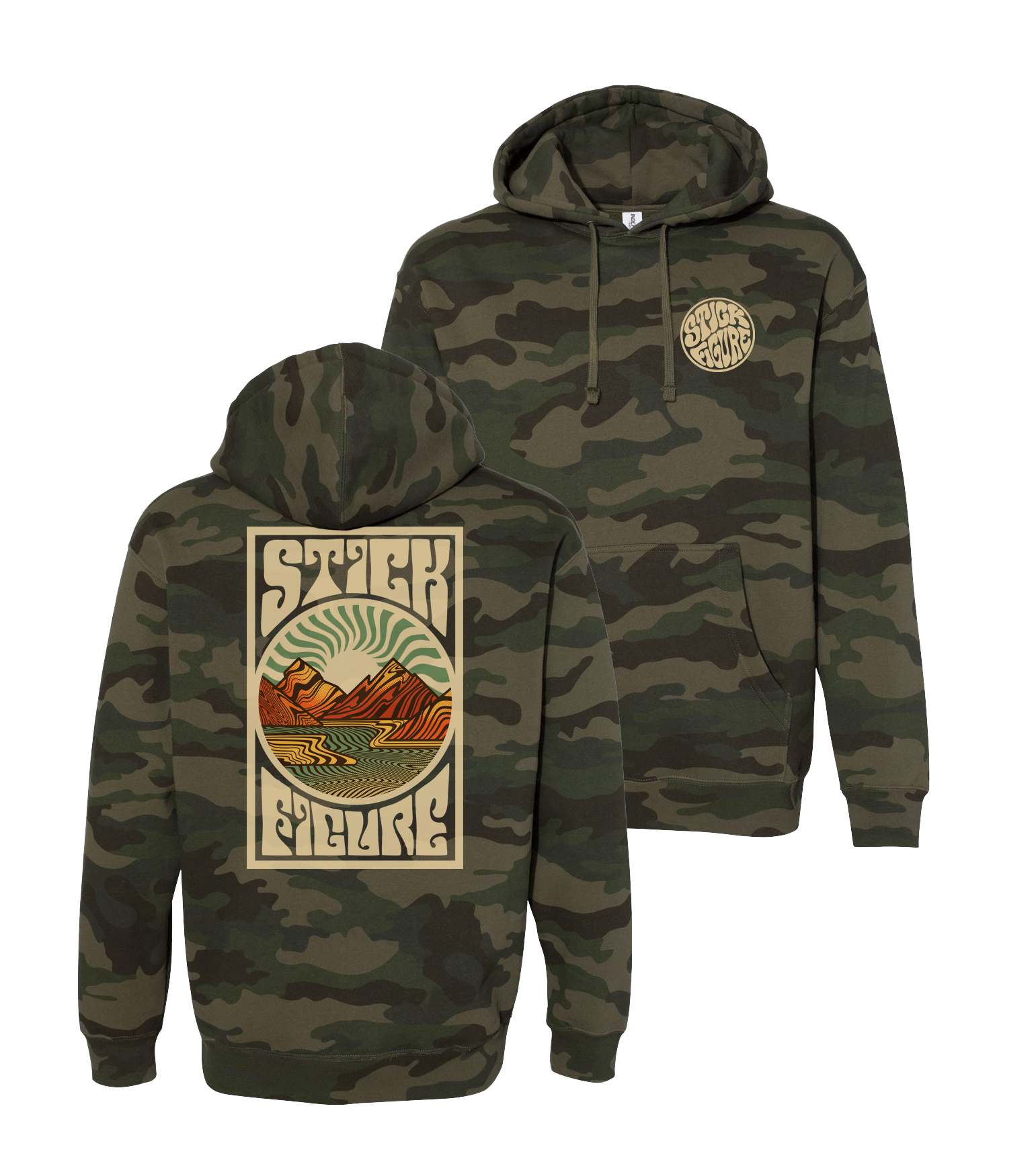 Vans top hoodie camo