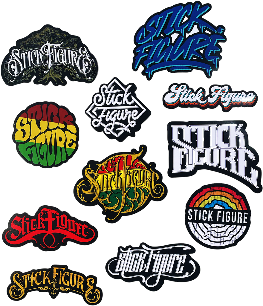 Stick Figure Large Sticker Pack – StickFigureStore