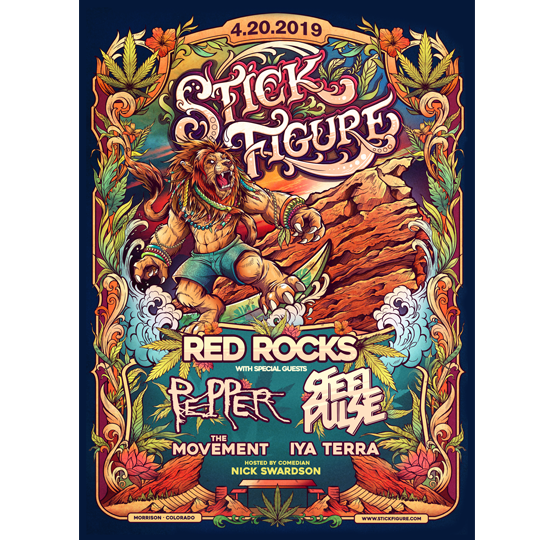 Red Rocks 2019 - Poster