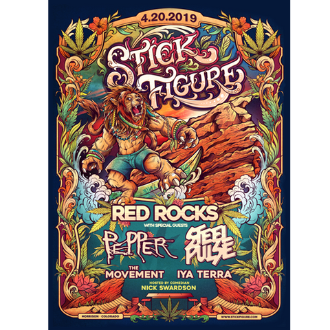 Red Rocks 2019 Poster