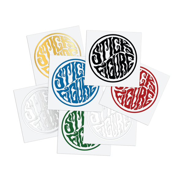 Wavy Logo Decal (Assorted Colors)
