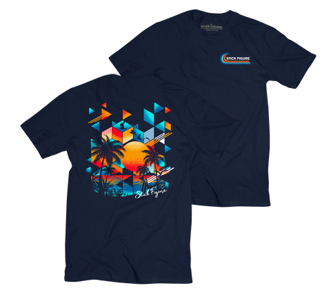 Hideaway Tee (Navy) [SMALL ONLY]