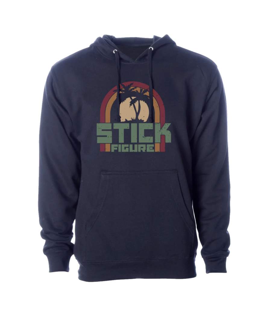 Ghost Rider Pullover Hoodie Two Color Options Navy Black