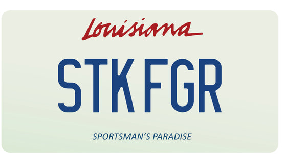 STKFGR Vanity License Plates